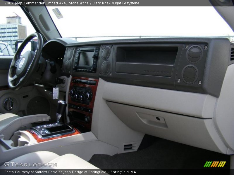 Stone White / Dark Khaki/Light Graystone 2007 Jeep Commander Limited 4x4