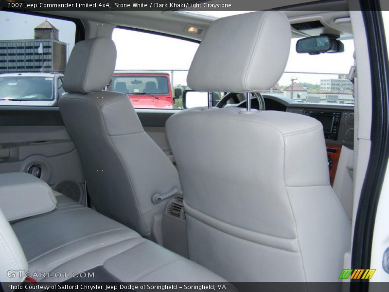 Stone White / Dark Khaki/Light Graystone 2007 Jeep Commander Limited 4x4