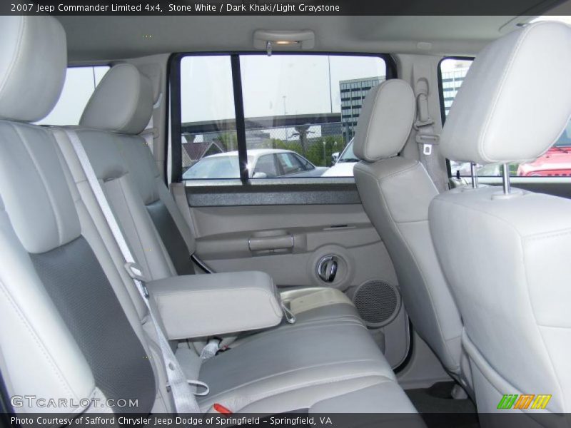 Stone White / Dark Khaki/Light Graystone 2007 Jeep Commander Limited 4x4