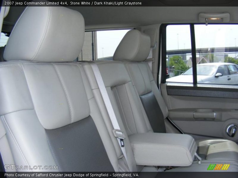 Stone White / Dark Khaki/Light Graystone 2007 Jeep Commander Limited 4x4