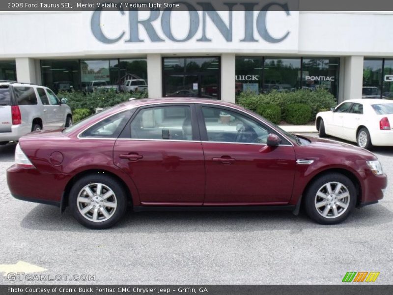 Merlot Metallic / Medium Light Stone 2008 Ford Taurus SEL