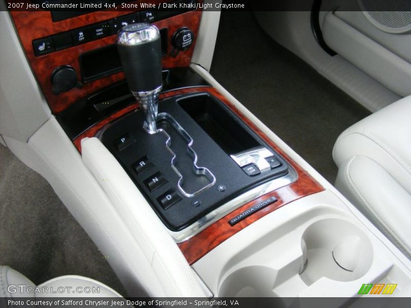 Stone White / Dark Khaki/Light Graystone 2007 Jeep Commander Limited 4x4