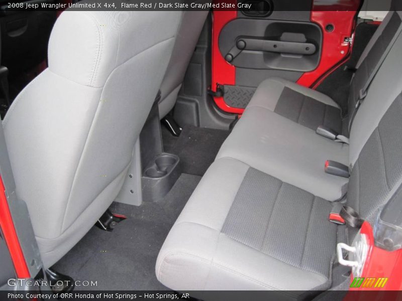 Flame Red / Dark Slate Gray/Med Slate Gray 2008 Jeep Wrangler Unlimited X 4x4
