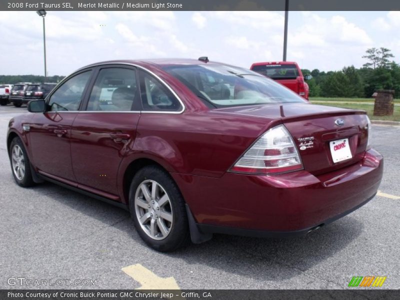 Merlot Metallic / Medium Light Stone 2008 Ford Taurus SEL