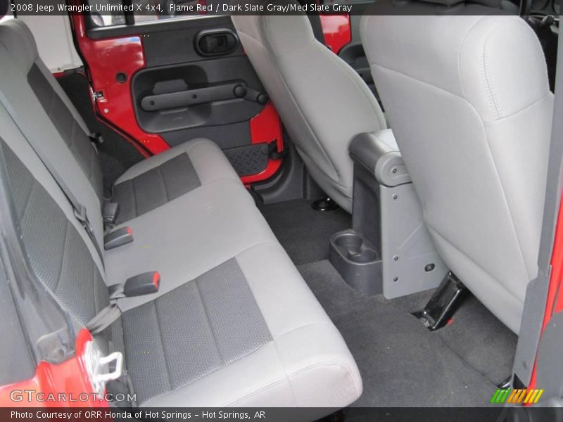 Flame Red / Dark Slate Gray/Med Slate Gray 2008 Jeep Wrangler Unlimited X 4x4