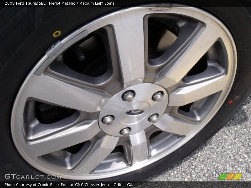 Merlot Metallic / Medium Light Stone 2008 Ford Taurus SEL