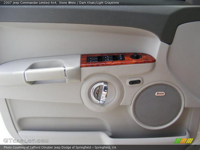 Stone White / Dark Khaki/Light Graystone 2007 Jeep Commander Limited 4x4