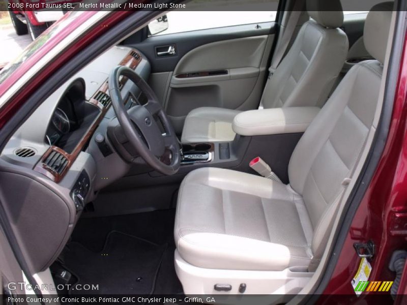 Merlot Metallic / Medium Light Stone 2008 Ford Taurus SEL