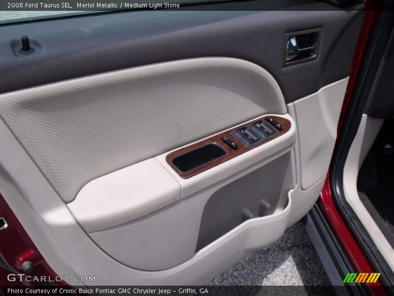 Merlot Metallic / Medium Light Stone 2008 Ford Taurus SEL