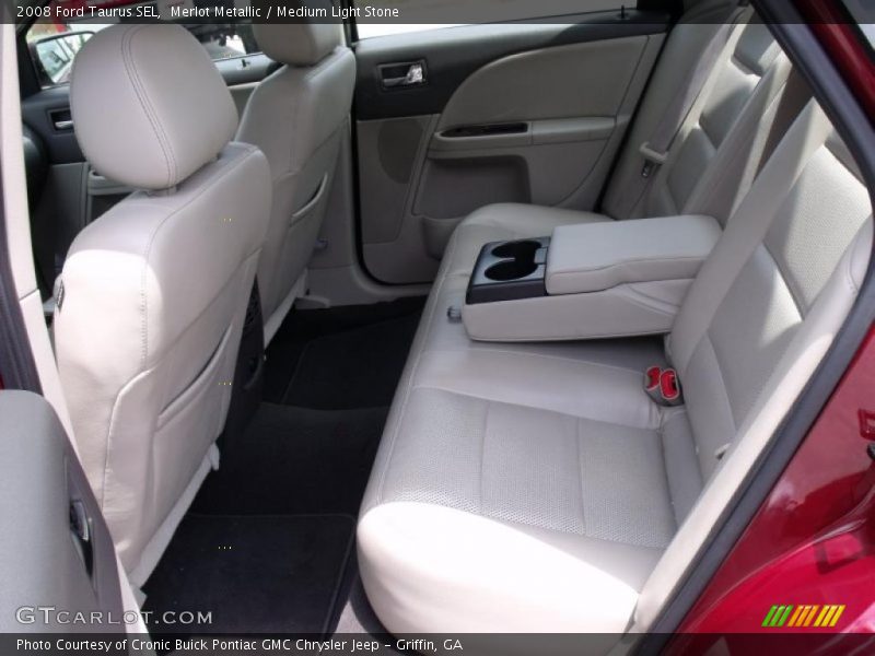 Merlot Metallic / Medium Light Stone 2008 Ford Taurus SEL