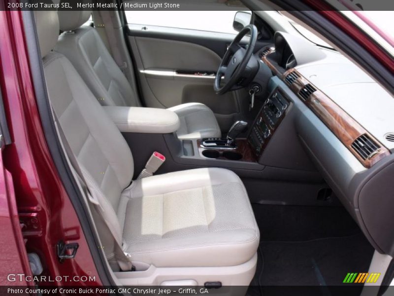Merlot Metallic / Medium Light Stone 2008 Ford Taurus SEL
