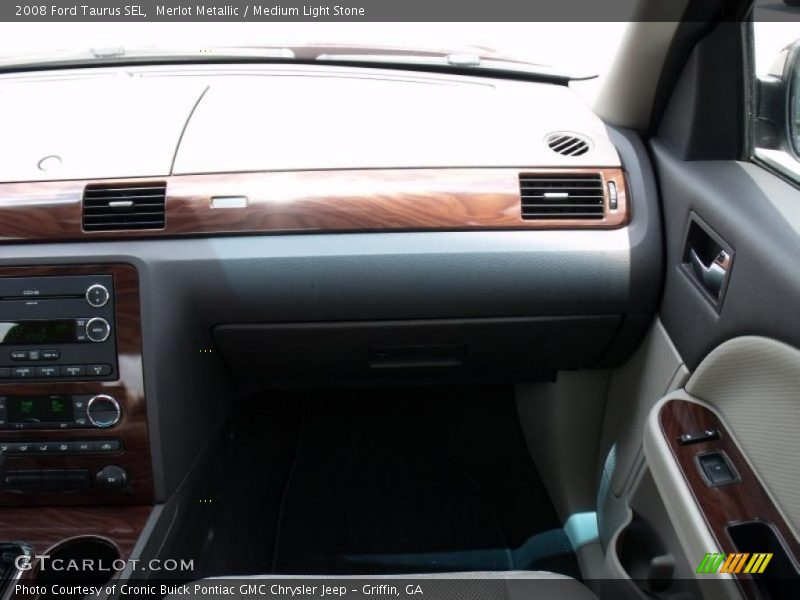 Merlot Metallic / Medium Light Stone 2008 Ford Taurus SEL