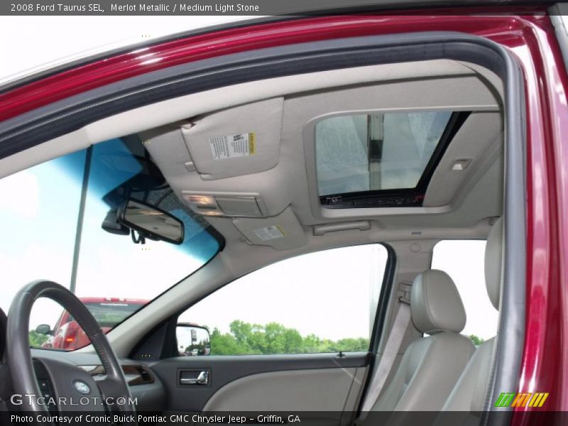 Merlot Metallic / Medium Light Stone 2008 Ford Taurus SEL