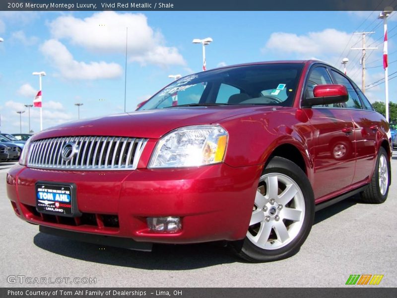 Vivid Red Metallic / Shale 2006 Mercury Montego Luxury