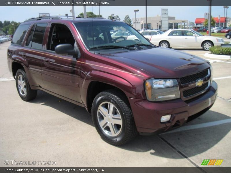 Bordeaux Red Metallic / Ebony 2007 Chevrolet TrailBlazer LS