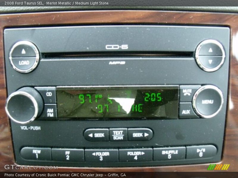 Merlot Metallic / Medium Light Stone 2008 Ford Taurus SEL