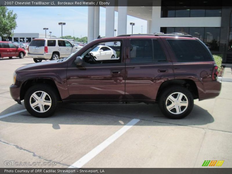 Bordeaux Red Metallic / Ebony 2007 Chevrolet TrailBlazer LS