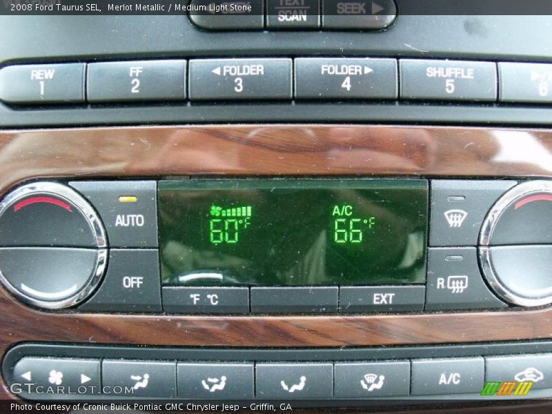 Merlot Metallic / Medium Light Stone 2008 Ford Taurus SEL
