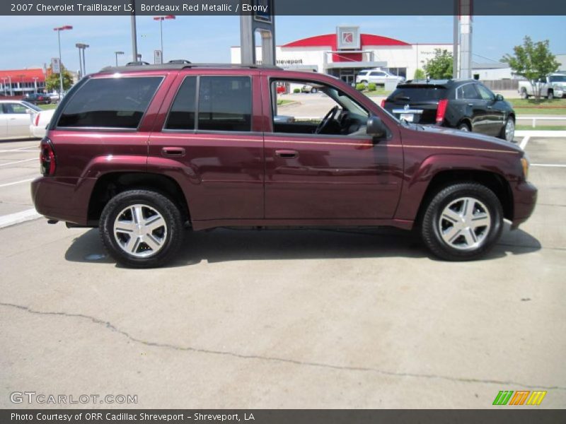 Bordeaux Red Metallic / Ebony 2007 Chevrolet TrailBlazer LS