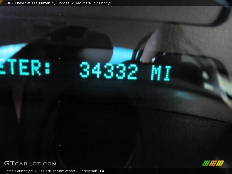 Bordeaux Red Metallic / Ebony 2007 Chevrolet TrailBlazer LS