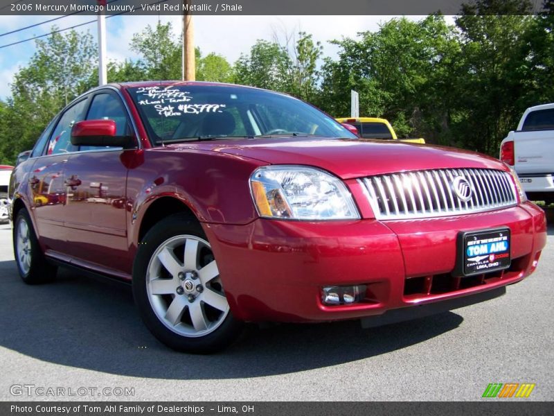 Vivid Red Metallic / Shale 2006 Mercury Montego Luxury