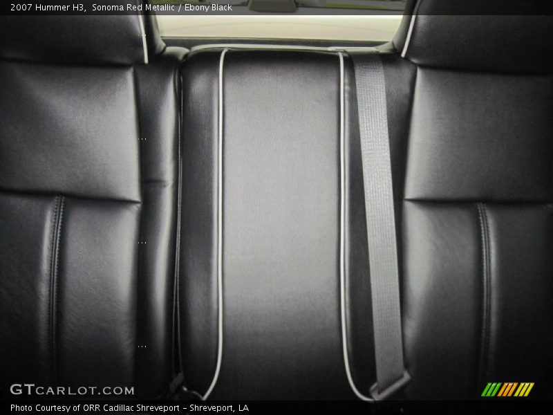 Sonoma Red Metallic / Ebony Black 2007 Hummer H3