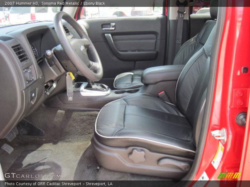 Sonoma Red Metallic / Ebony Black 2007 Hummer H3