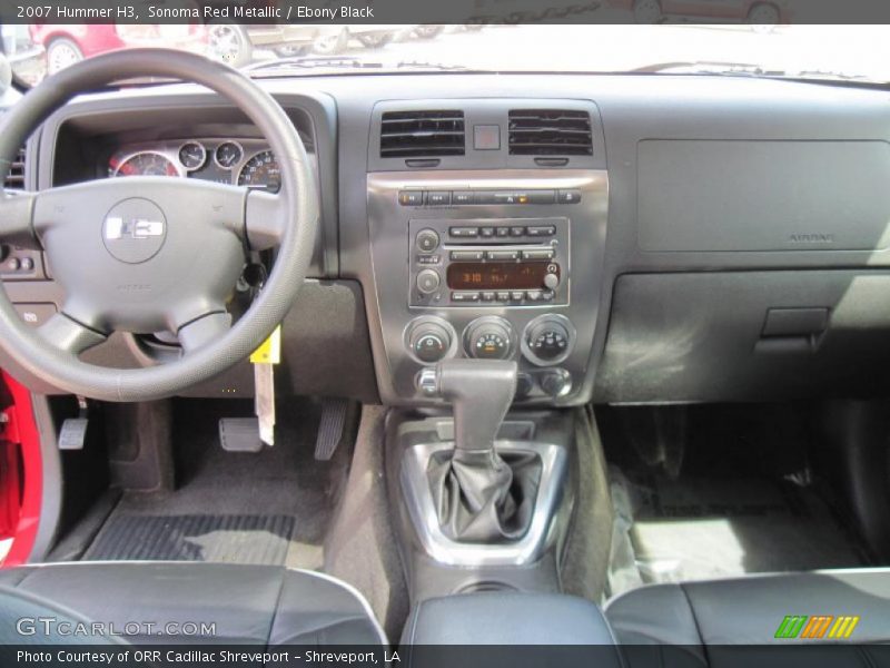 Sonoma Red Metallic / Ebony Black 2007 Hummer H3