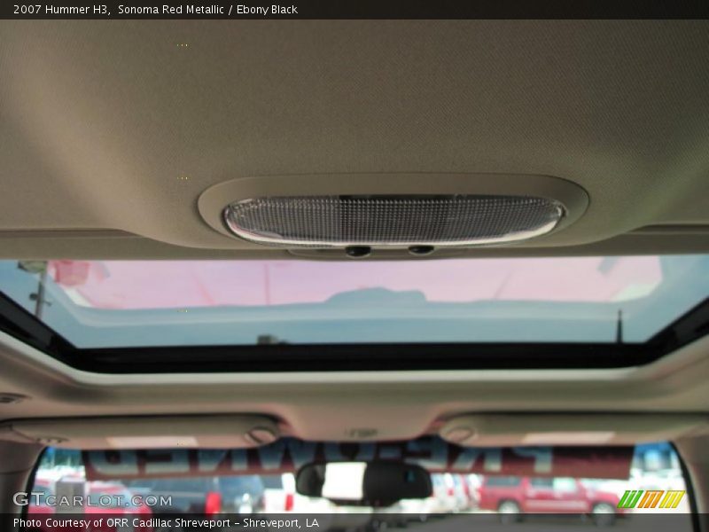 Sonoma Red Metallic / Ebony Black 2007 Hummer H3