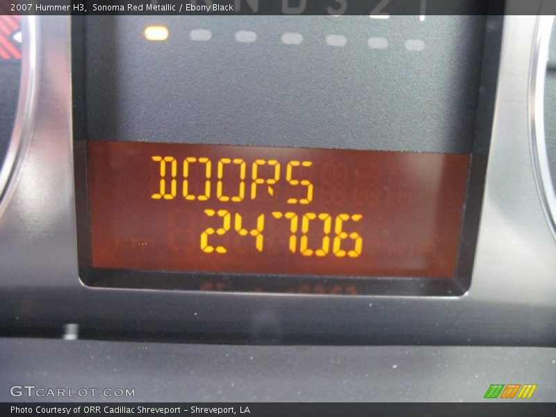 Sonoma Red Metallic / Ebony Black 2007 Hummer H3