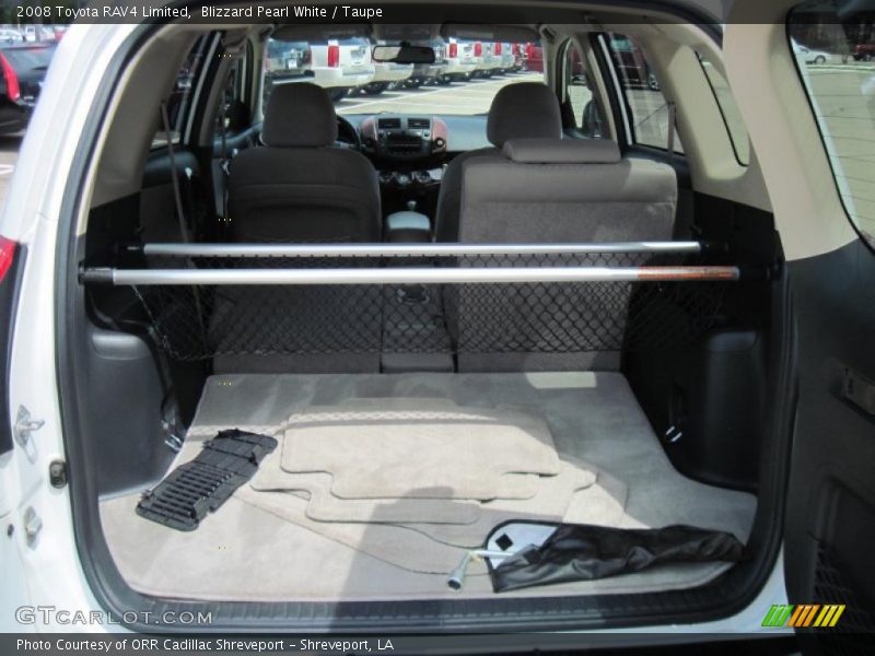 Blizzard Pearl White / Taupe 2008 Toyota RAV4 Limited