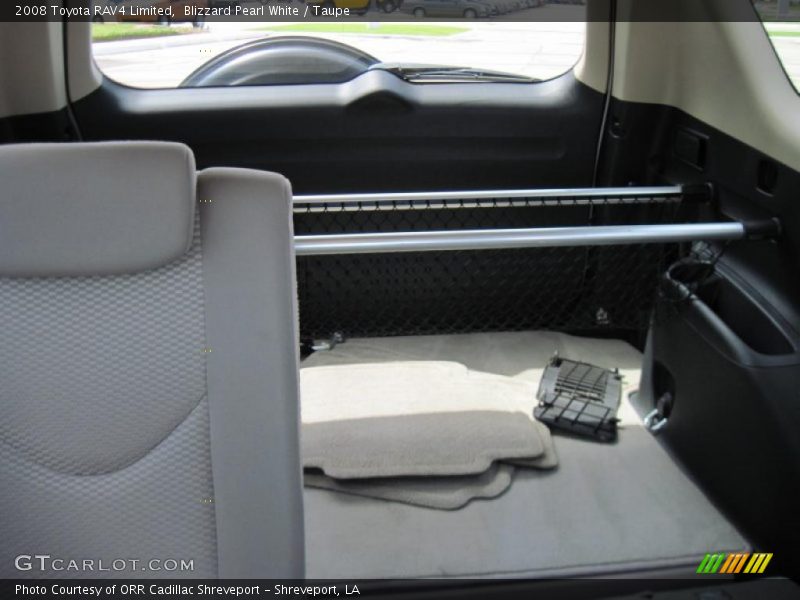 Blizzard Pearl White / Taupe 2008 Toyota RAV4 Limited