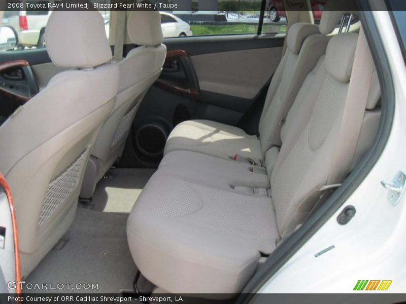 Blizzard Pearl White / Taupe 2008 Toyota RAV4 Limited