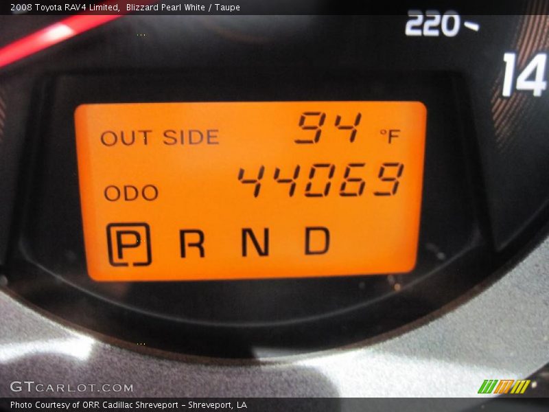 Blizzard Pearl White / Taupe 2008 Toyota RAV4 Limited