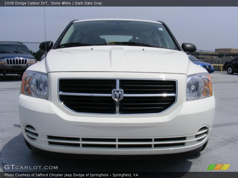 Stone White / Dark Slate Gray 2008 Dodge Caliber SXT