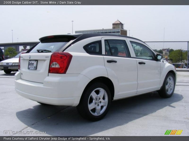 Stone White / Dark Slate Gray 2008 Dodge Caliber SXT