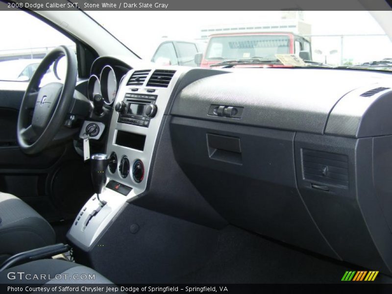 Stone White / Dark Slate Gray 2008 Dodge Caliber SXT