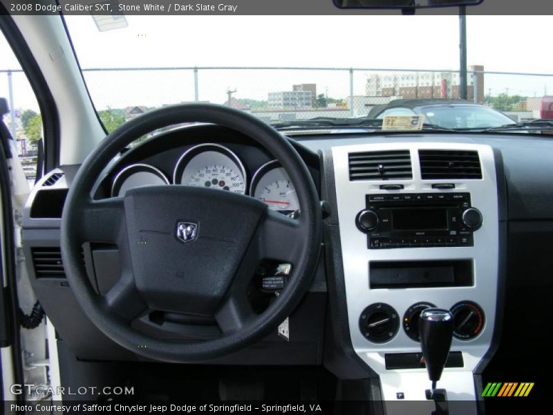 Stone White / Dark Slate Gray 2008 Dodge Caliber SXT