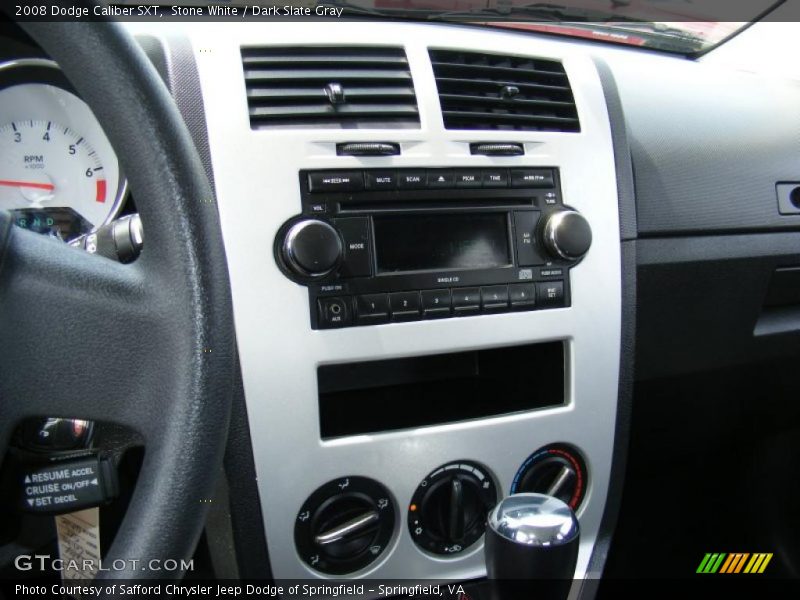 Stone White / Dark Slate Gray 2008 Dodge Caliber SXT