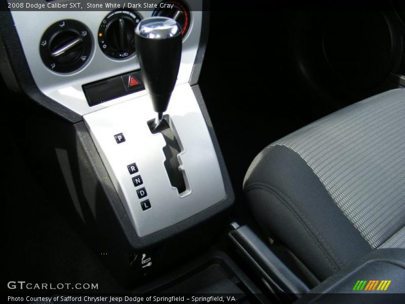 Stone White / Dark Slate Gray 2008 Dodge Caliber SXT