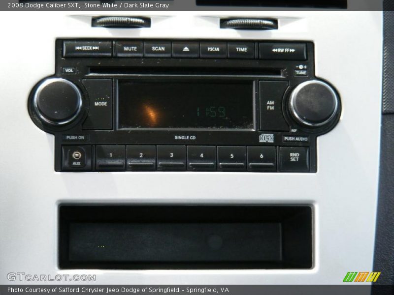 Stone White / Dark Slate Gray 2008 Dodge Caliber SXT