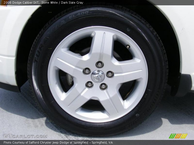Stone White / Dark Slate Gray 2008 Dodge Caliber SXT