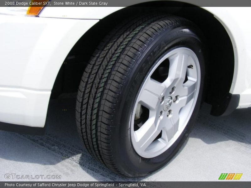 Stone White / Dark Slate Gray 2008 Dodge Caliber SXT