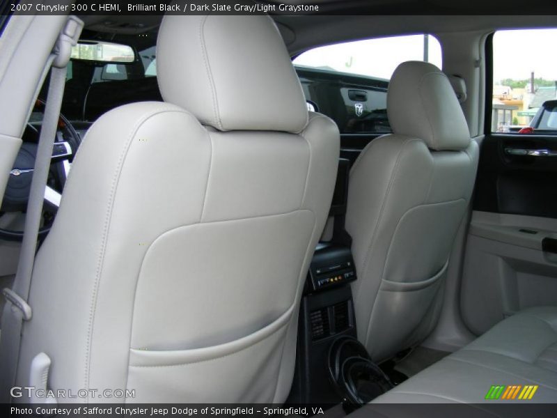 Brilliant Black / Dark Slate Gray/Light Graystone 2007 Chrysler 300 C HEMI
