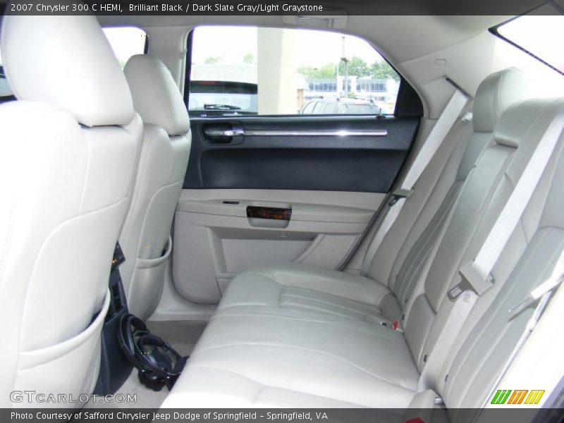 Brilliant Black / Dark Slate Gray/Light Graystone 2007 Chrysler 300 C HEMI