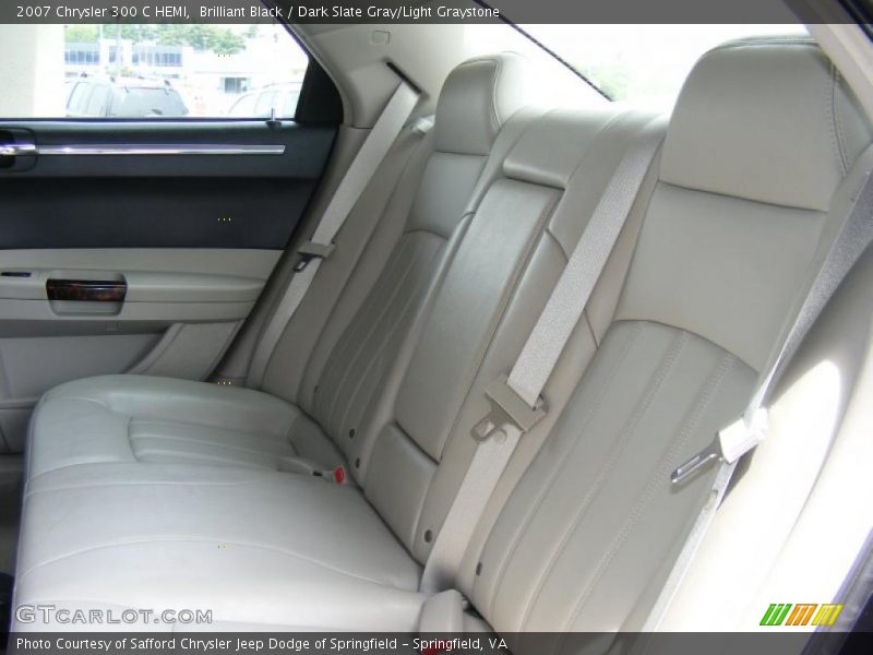 Brilliant Black / Dark Slate Gray/Light Graystone 2007 Chrysler 300 C HEMI