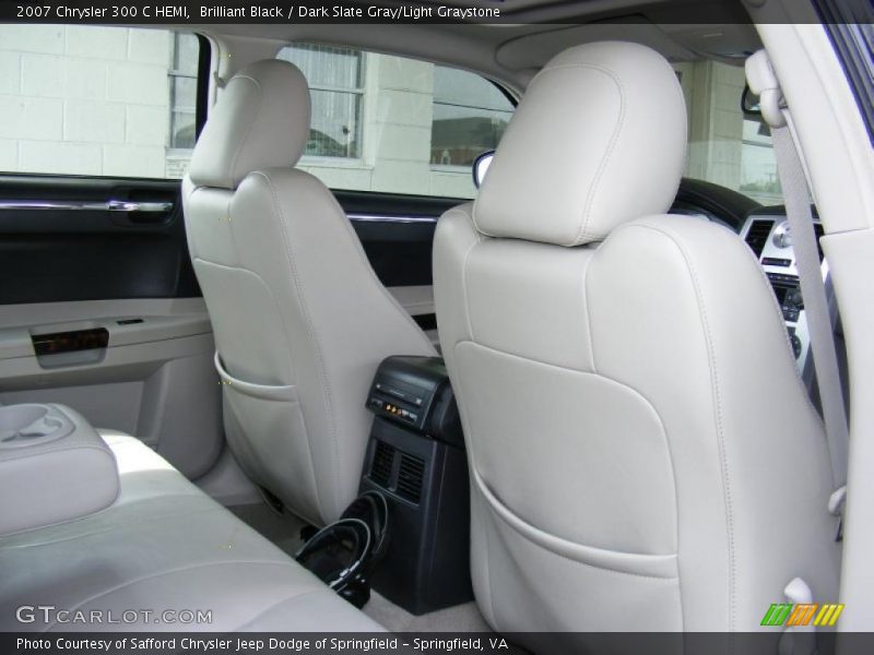 Brilliant Black / Dark Slate Gray/Light Graystone 2007 Chrysler 300 C HEMI
