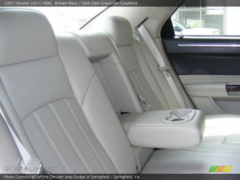 Brilliant Black / Dark Slate Gray/Light Graystone 2007 Chrysler 300 C HEMI