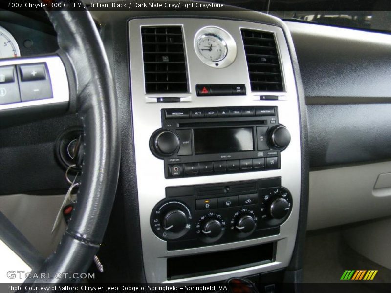 Brilliant Black / Dark Slate Gray/Light Graystone 2007 Chrysler 300 C HEMI