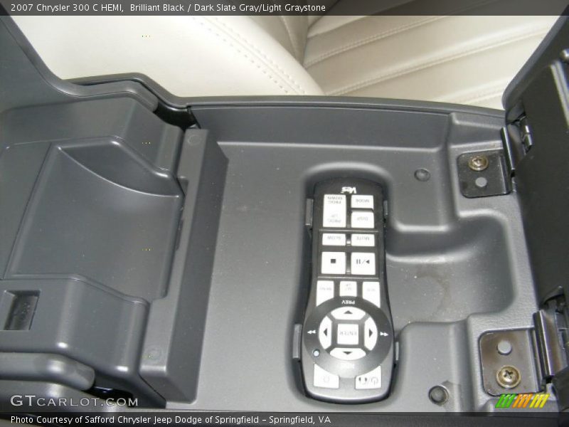 Brilliant Black / Dark Slate Gray/Light Graystone 2007 Chrysler 300 C HEMI